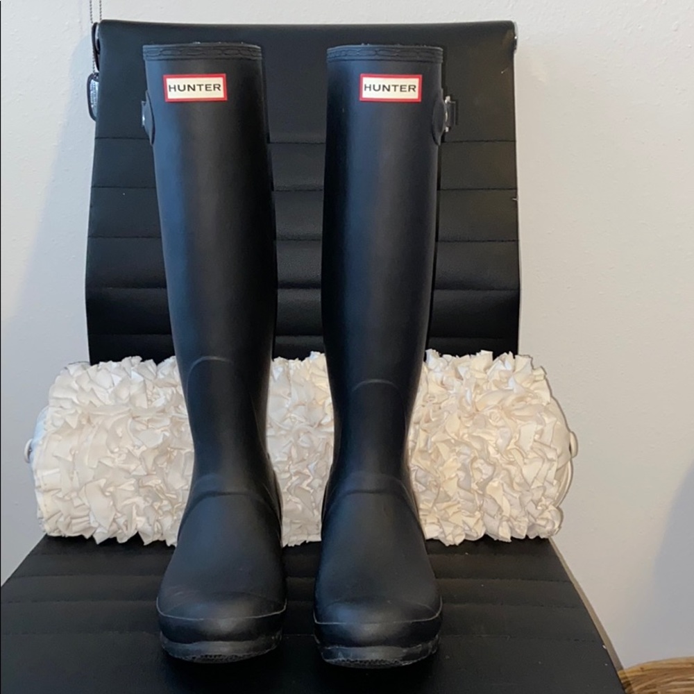 Black Hunter Women’s Tall Rain Boots